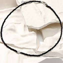 Чокер шар №3 «Шпинель» крестик в серебре, 38 см + 5 см удлинитель 9458407