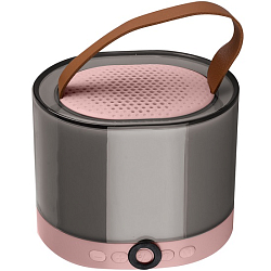 Колонка портативная K52 розовая с 2 микрофонами