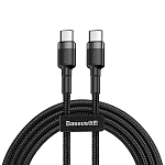 Кабель Type-C – Type-C BASEUS Cafule series 1.0м, черный