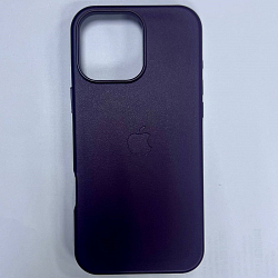 Задняя накладка Leather Case для iPhone 16 Pro Max Фиолетовый