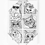 Картина по номерам «Смешные котики», 20×30 см