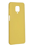 Задняя накладка ZIBELINO Soft Matte для Xiaomi Redmi Note 9S/9 Pro (желтый)