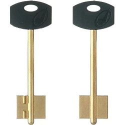 Заготовка ключа НПО-МАШ-2 93*22*17,4 мм, лат., с пластиком, б/п