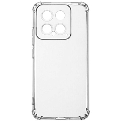 Силиконовый чехол DF для Xiaomi 14 DF xiAngle-13, прозрачный с защищенными углами