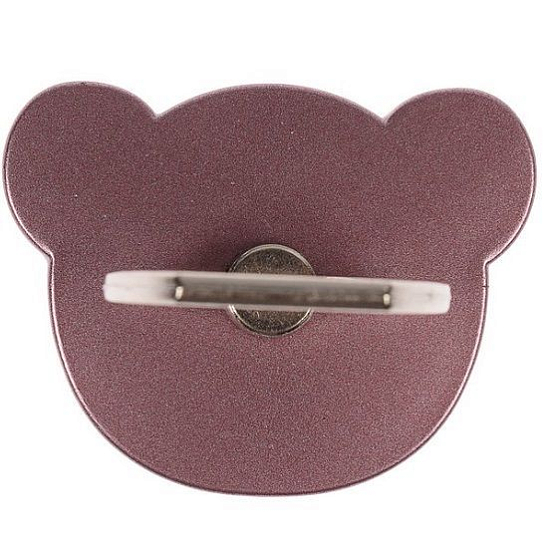Держатель-подставка Popsocket LuazON с кольцом "Мишки", розовый 3916260