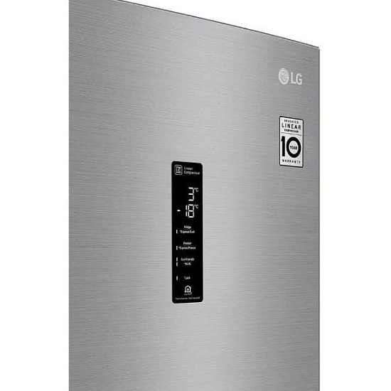 Холодильник LG GB-B62PZFGN серебристый