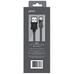 Кабель USB <--> Lightning  0.2м PERO DC-03 черный