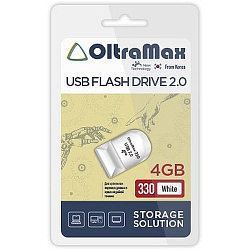 USB  4Gb OltraMax 310 белый