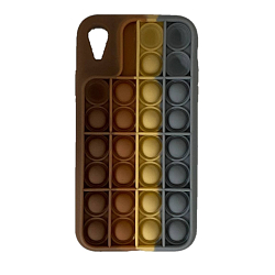 Силиконовый чехол POP IT для iPhone XR, №9, тонкий, непрозрачный, матовый
