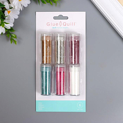 Набор глиттера WRMK "Glue Quil" 6 шт 7012046