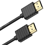 Кабель HDMI <--> HDMI  2.0м EARLDOM ET-W24, карбон, черный