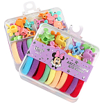 Набор подарочный, резинка для волос 10 шт., заколка крабик 10 шт., Минни Маус 10048281