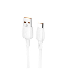Кабель USB <--> Type-C  0.25м BOFOFONE BX93 Super, белый, PD100Вт
