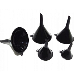 Воронка ALMEGA в наборе 4 предмета (для тех. жидкостей, диам. 12, 9.5, 7.5, 5.5см)