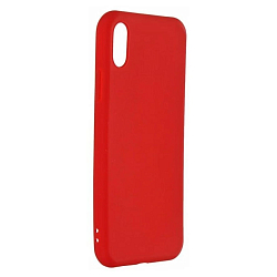 Задняя накладка PERO Soft Touch для iPhone X красный