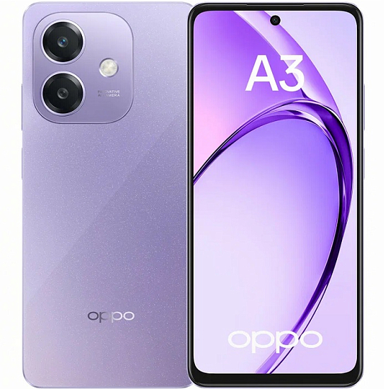 Смартфон OPPO A3, 6/256Gb, фиолетовый