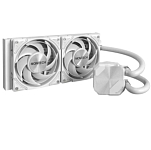 Система водяного для процессора Montech HyperFlow Silent 240 Soc-AM5/AM4/1200/1700/1851 белый 4-pin 24.8dB Al 310W Ret (HS240WH)