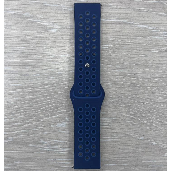 Универсальный силиконовый ремешок NIKE 20-22mm, синий