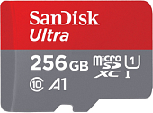 Micro SD 256Gb SanDisk Class 10 Ultra Android UHS-I A1 (95 Mb/s)  с адаптером SD