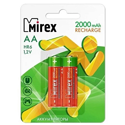 Аккумулятор MIREX R06 2000mAh BL-2 Recharge (2/20/100)