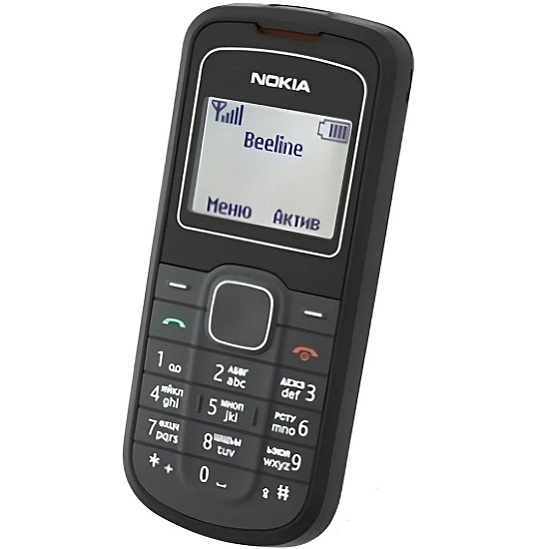 Телефон NOKIA 1202 чёрный