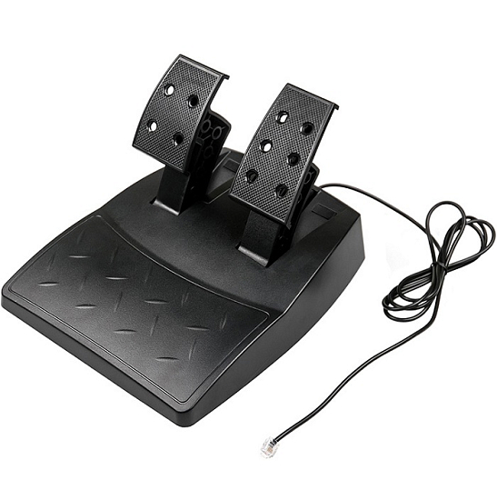 Руль Dialog GW-135VR GranTourismo - эф.вибрации, 2 педали, рычаг ПП, PC USB