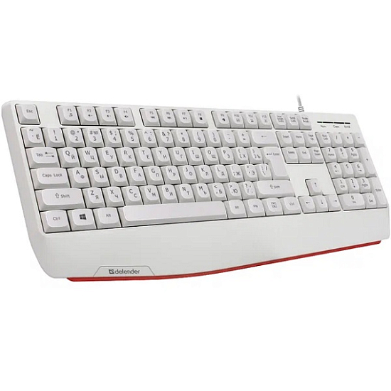 Клавиатура DEFENDER Atom HB-546 RU белый