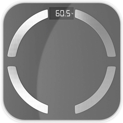 Весы CENTEK CT-2425 Gray электронные 150кг, 0,1кг, LCD-65x20, размер 28х28см, 10 программ