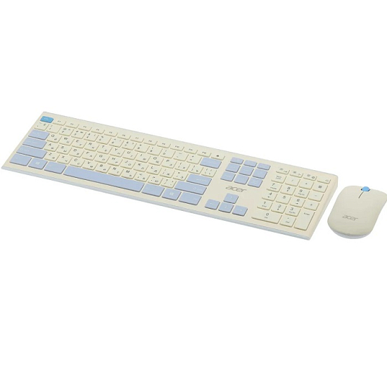 Клавиатура+мышь БП ACER OCC205 белый/голубой