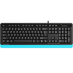 Клавиатура A4TECH Fstyler FK10 черный/синий