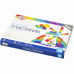 Пластилин Гамма "Классический", 16 цветов, 320г, со стеком, картон. упаковка 281034