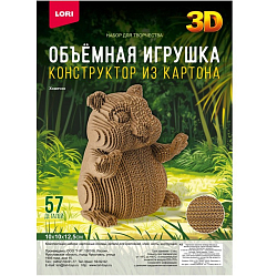 Картонный 3D конструктор LORI Хомячок 24,5*2*33,5 см