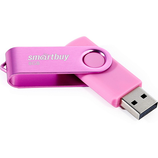 USB  8Gb SMARTBUY Twist розовый