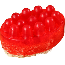 Мыло массажное с люффой "Вишневый штрудель" 100 г "Добропаровъ" 9545073