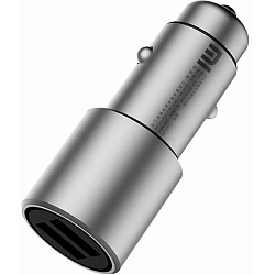 Авто ЗУ 2USB XIAOMI Car Charger QC 3.0 (CC02CZM) Silver