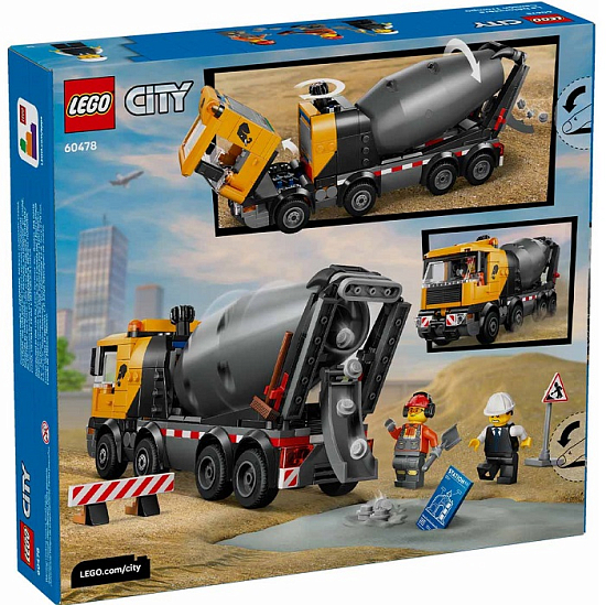 Конструктор LEGO City 60478 Бетономешалка