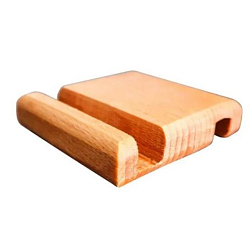 Подставка для телефона дерево квадрат 7 х 9 см