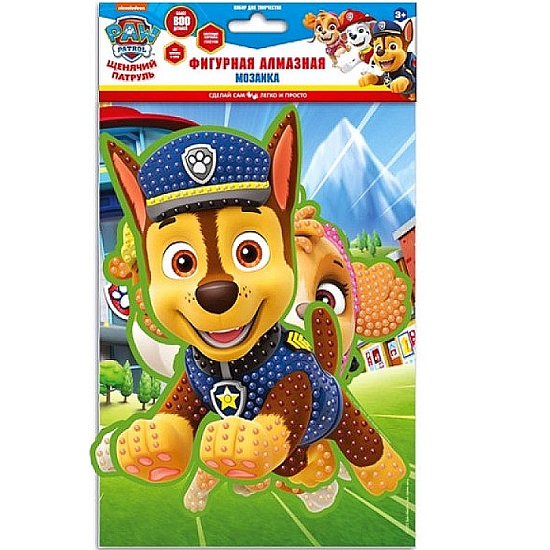 Алмазная мозаика фигурная "Щенячий Патруль" 
