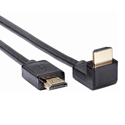 Кабель HDMI <--> HDMI  3.0м TELECOM TCG256-3M, ver 2.1 8K@60Hz угол 90град