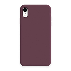 Силиконовый чехол SILICONE CASE для Iphone XR №52 гранат