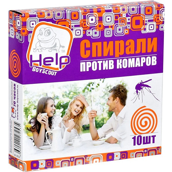 Спирали от комаров 10шт/60 "HELP" 80230