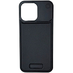 Арома-чехол для iPhone 16, алюминиевый и кожаный Full Black