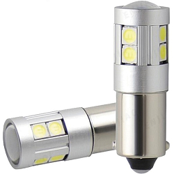 Лампа светодиодная AVS B047 Т8/белый/ (BA9S) CANBUS 9SMD 3030  12-24V, коробка 2 шт.