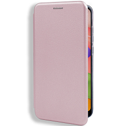 Чехол футляр-книга STYLISH для Realme 8_5G (2021)/V13 (Розовое золото)