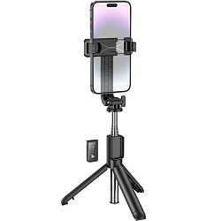 Монопод селфи BOROFONE BY11 черный, штатив, трипод, с пультом управления