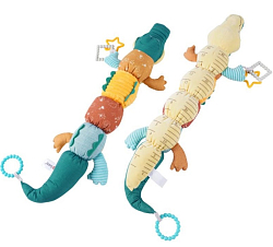 Игрушка развивающая Levatoys MK2208001BYA Крокодил зеленый в пак.