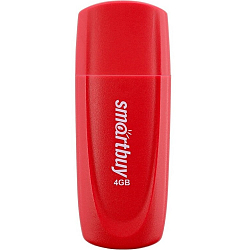 USB  4Gb SMARTBUY Scout красный