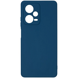 Задняя накладка ZIBELINO Soft Matte для Xiaomi Redmi Note 12 Pro Plus 5G (синий) с микрофиброй