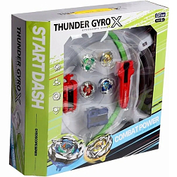 Волчки «Gyro X», набор 4 шт., с устройством запуска и ареной, цвет МИКС 10611655