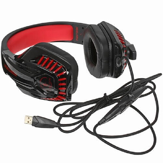 Наушники JETACCESS PANTEON GHP-750 PRO черно-красная